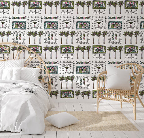 Paradise Ahoy | Removable PhotoTex Wallpaper