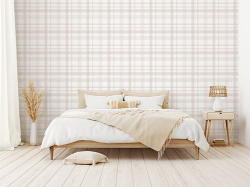 Plaid Gingham (several colourways) | Removable PhotoTex Wallpaper