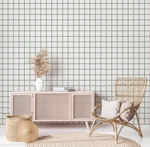 Grid Checkers (several colourways) | Removable PhotoTex Wallpaper