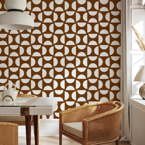 Golden Moroccan Tiles | Removable PhotoTex Wallpaper